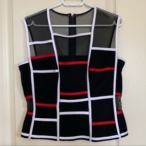 Joseph Ribkoff Fitted Sleeveless Top